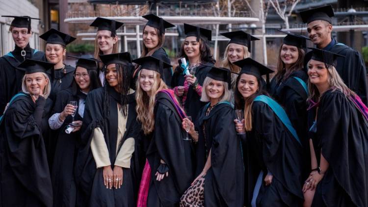 Group shot outside Barbican 2021